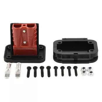 50A для Anderson Plug Connector Flush Mounting Кронштейн Panel Cover для Caravan Camper Boat Truck Cable Connectors Plug