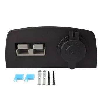 50A скрытый автомобильный штекерный разъем с двумя USB-гнездами, монтажная панель для подзарядки каравана, автофургона, лодки, грузовика