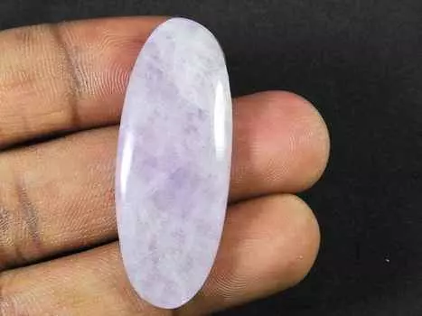 50Cts. Natural Pink kunzite Oval Cabochon Loose Crytsal Gemstone 17X45X5MM SK-1780