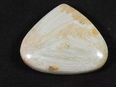 50Cts. Розовый сколоцит груша лечебный кристалл кабошон россыпью драгоценный камень 35X30X8MM SK-2463