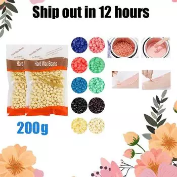 50g/200g Brazilian Hard Waxing Wax Beans Fast Waxing Machine Hot Film Painless For Body Hairs Removal Beans Unisex Hair Removal