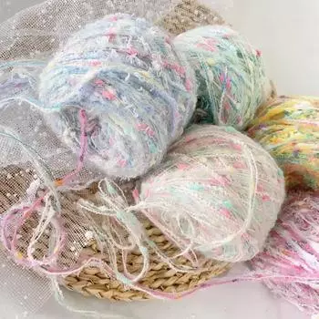 50g/Roll For Sweater Hat Scarf Gloves Soft Crocheting Handmade Knitting Wool DIY Gradient Mixed Colors Accessories