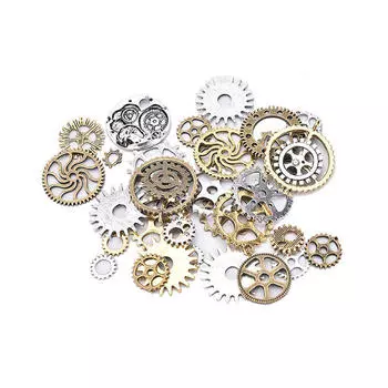 50G Watch Parts Steampunk Cyberpunnk Cogs Gears Diy Jewelry Craft Art
