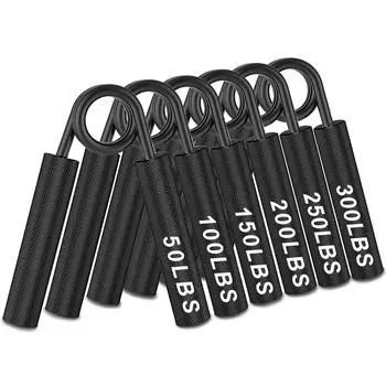 50 фунтов 300 фунтов тренажер с металлической рукояткой, тренажер для предплечий, усилитель сцепления, тренажерный зал, товары для фитнеса