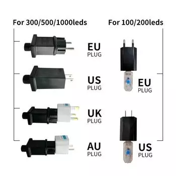 50M/100M зеленый провод 8 режимов гирлянда фея водонепроницаемый светлячок лампа дистанционное украшение для Рождества Хэллоуин спальня свадьба 10M 100LEDS&EU Plug теплый белый