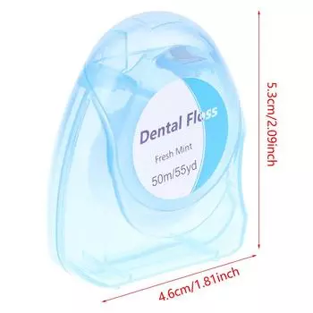 50M/Box Микро Воск со вкусом мяты Зубная нить Межзубная щетка Зубная палочка Зубочистки Зубочистка Зубная нить Гигиена полости рта Чистящая проволока