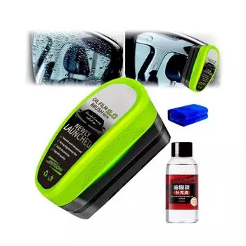 50ml Car Antifreeze Glass Oil Film Wipe Front Windshield Side Window Degreasing And Decontamination Powerful And Effective One Size