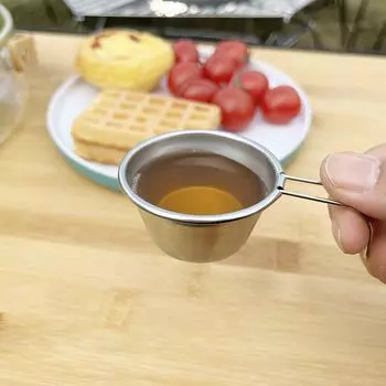 50ml Outdoor Stainless Steel Sierra Bowl Barbecue Coffee Tea Cup Cooking Plates Bowl Handle Cookware Utensils for BBQ Tableware