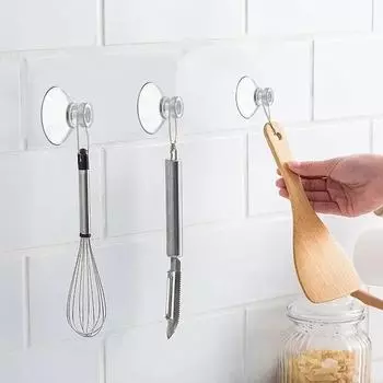 50 мм прозрачный присоска крючок с металлическим винтом оконное стекло грибовидная головка присоска настенный дверной подвесной держатель сильная присоска