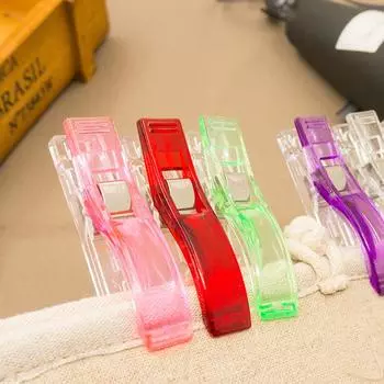 50PCS 55MM Sewing Clip Plastic Handmade DIY Crafts Clothing Crocheting Knitting Multi-purpose Safety Clips Binding Clips Paper