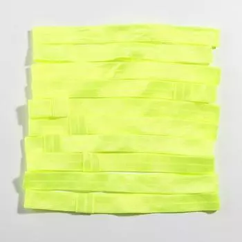 50pcs 5/8 Newborn Baby FOE Elastic Headband for Hair Flowers Princess Girls Fold Over Elastic Hairbands Flower Head Band