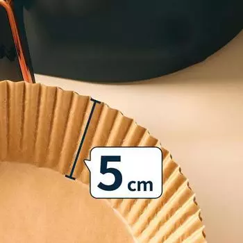 50Pcs Air Fryer Disposable Parchment Paper Liner Oil-proof Tray Non-Stick Baking Mat Air Fryer Accessories Round Shape