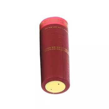 50Pcs Airtight Shrinking Film Heating Shrinkable Caps Heat Shrink Sealing Capsules Red Wine red