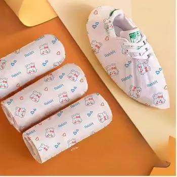 50pcs Anti Slip Disposable Shoe Covers Provide Safety and Security While Maintaining Cleanliness Indoors