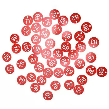 50PCS/Bag Beehive Label Beekeeping Box Numbered Tag with Hole Classification Sign for Beekeeping