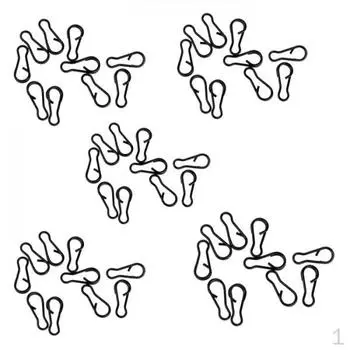 50Pcs Clips Carp Fishing Clip Swivels Rings Rigs Links