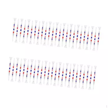 50Pcs Golf Tees Training Aid Players Beginners Practice Tool Supplies Club Ball