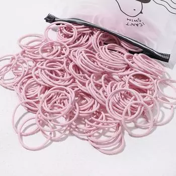 50PCS Macaron Rubber Band Hairband Headband High Elastic Durable Hair Ring Tied High Ponytail Women s Kids Hair Headwear 50 Pieces