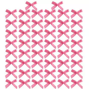 50PCS Mini Bowknot Hair Clips 4cm Ballet Style Sweet Ribbon Bow Hairpin Headwear Girls Hair Accessories Pink Blue Red Barrettes