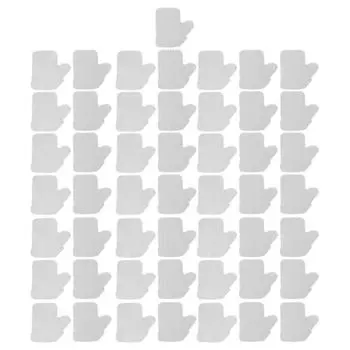 50pcs Non Woven Dusting Gloves Reusable Duster Cloth Gloves Dishwashing Cleaning Dusty Removal