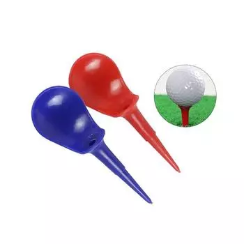 50Pcs Plastic Anti-Slice Golf Tees Chair Shaped Tees 80mm Golf Tees Plastic Figure Ball Nails Ball Position Marker белый