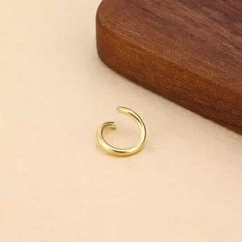 50pcs Polished Flat Key Rings Anti-rust Keys Attachment Metal Keychain Rings Office 1cm