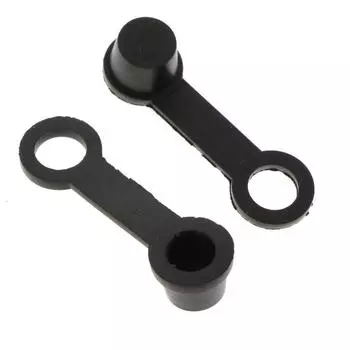 50pcs Rubber Car Brake Bleeder Screw Cap Grease Nozzle Oil Drain Dust Cover 8mm