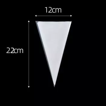 50Pcs/set Multifunction Cream Pastry Bags Transparent Pastry Pipette Bag Kitchen Baking Accessories 8inch