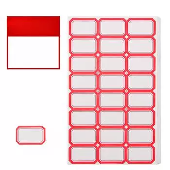 50Pcs/set Office self-adhesive label paper mouth pick-up paper self-adhesive label sticker 50 handwritten color price paper name sticker