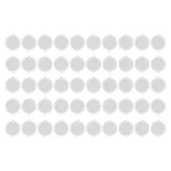 50Pcs Shower Drain Hair Catcher Fiberglass Practical Convenient Dense Mesh Shower Hair Catcher11cm