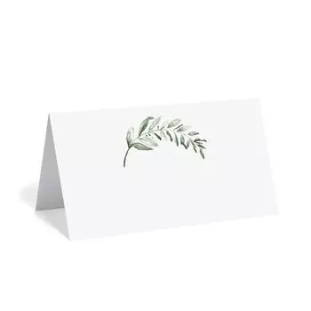 50pcs Simplicity Seating Place Cards Printing Tented Name Card Gift Cards Birthday Gift Style 2
