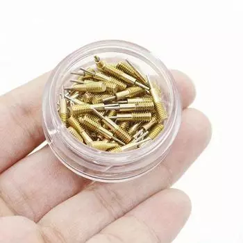 Набор инструментов для снятия звеньев часов, 50 шт. Инструмент для снятия звеньев цепи, приспособление для регулировки ремешка часов и ремонта часов 50pcs золотой