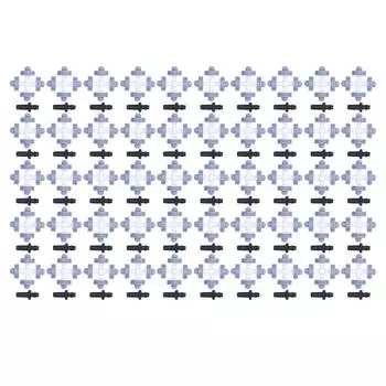 50Set 4 Outlet Sprinkler Nozzle Misting Подвесной спринклерный полив Аксессуар Серый