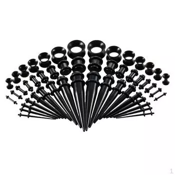 50шт 14G 00G O Акриловый конический и черный