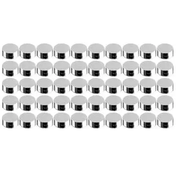 50шт 4X2 мм круглый земляной неодимовый сверхсильный магнит серебряный