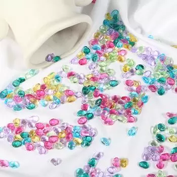 50шт 6x8 мм смешанные цвета гладкие капли воды стеклянные хрустальные бусины для DIY браслет серьги