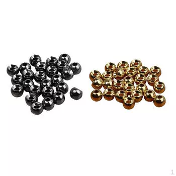 50шт бусины вольфрамовые рыболовные инструменты с прорезями 4,0 мм