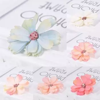 50шт многослойная имитация поддельных цветочных головок DIY аксессуары домашний декор для вечеринки 14#