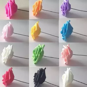 50шт поддельные розы из пены искусственные цветы свадьба DIY свадебный букет партии декор 50pcs телесный/розовый