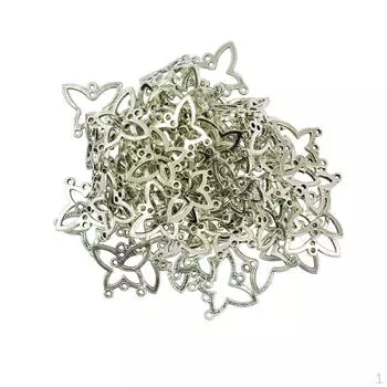 50шт серьги люстра полые бабочка соединитель подвески DIY Изготовление