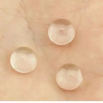 50шт Стеклянный кабошон Аксессуары для ювелирных изделий Прозрачное стекло 8мм