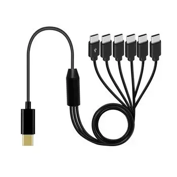 50см8150см Мульти USB C к USB C кабель 6 в 1 Type-C Type-C 6 в 1 Кабель для зарядки Android 50cm-micro-USB