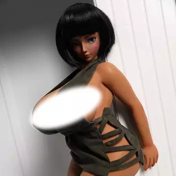50см/60см Мужская мини секс-кукла Загар Аниме Кукла любви Большая грудь Ненадувная Ощущение настоящей кожи Вагина Секс Мастурбационный стакан Взрослая секс-игрушка 50cm