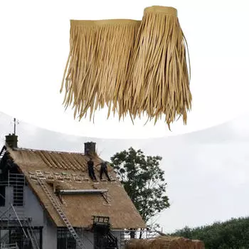 50смx100см искусственная трава крыша соломенная бар хижина декоративная Style A