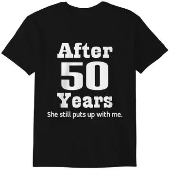 50th Anniversary T-shirt Funny Husband Party Tee Classic T-shirt 4XL