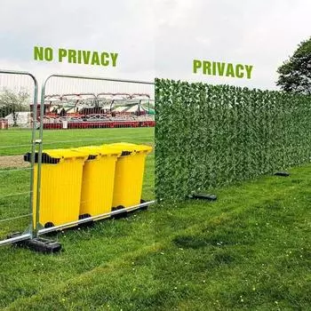 50X100 см искусственные растения зеленые листовые панели забора искусственный экран для уединения дома открытый сад балкон украшение трава 1Roll