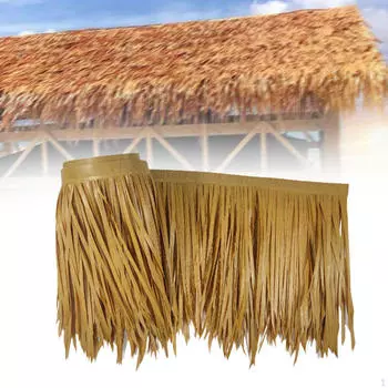 50x100 см огнестойкая искусственная трава крыша соломенная барная хижина для сада патио декор Style A