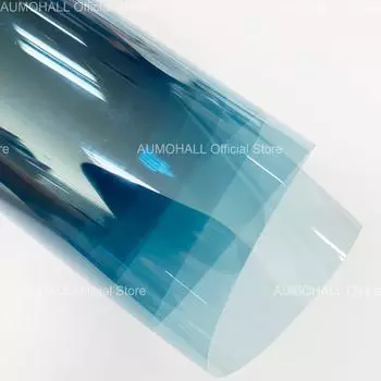 50x300 см синяя VLT70% тонировочная пленка для боковых окон автомобиля, теплоблок IRR97% тонировка стекла солнцезащитная керамическая ПЭТ пленка side window use