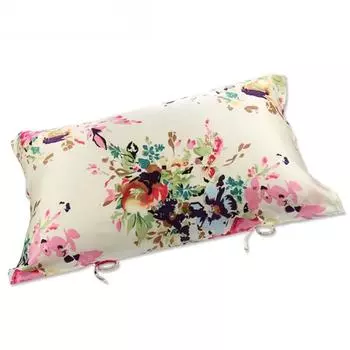 50x75 см натуральное шелковичное шелковое полотенце-подушка из настоящего шелка защищает волосы и кожу подушка-полотенце постельное белье наволочка для дома и путешествий 50x75cm