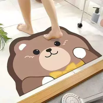 50x80 см мультяшные дверные коврики в форме мультфильмов противоскользящие абсорбенты для ванных комнат 50*80cm